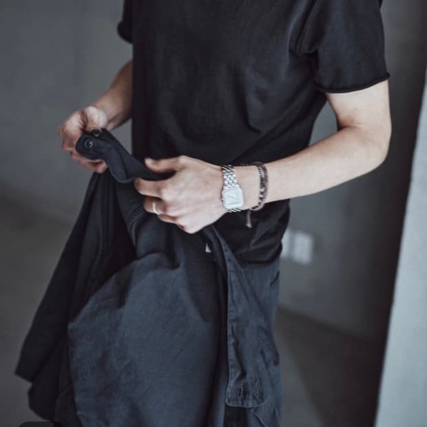 모노 프리베 Textured Roll Half Sleeve