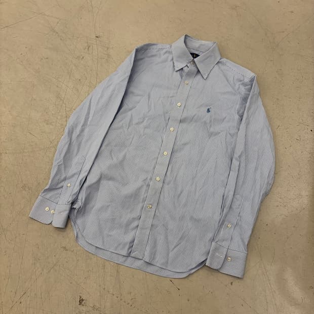 폴로 랄프로렌 스트라이프 슬림핏 셔츠