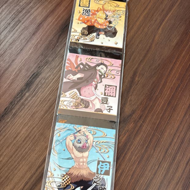 귀멸의칼날 메모지 3개세트