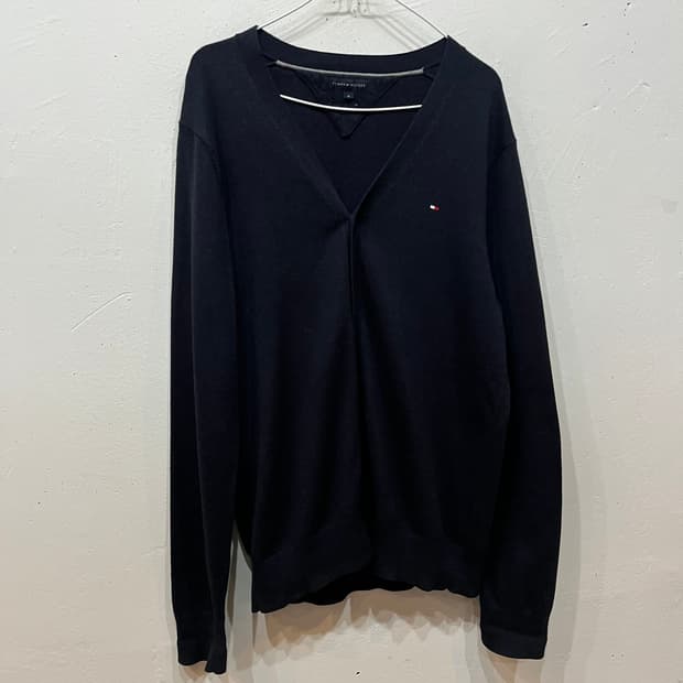 타미힐피거 코튼 캐시미어 가디건 M