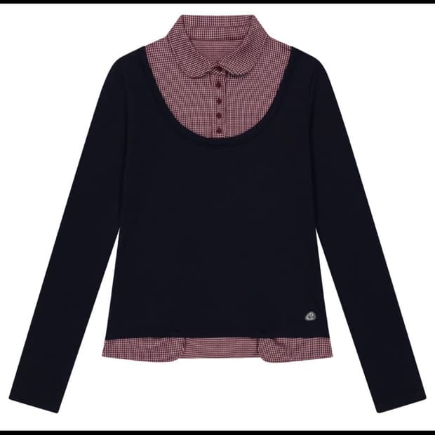 코이세이오 리버시블 네이비 체크 셔츠