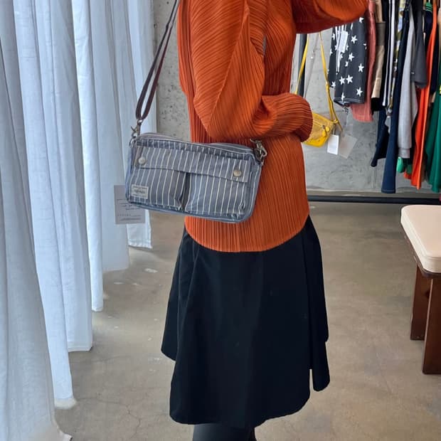 포터 3way 스트라이프 코튼백