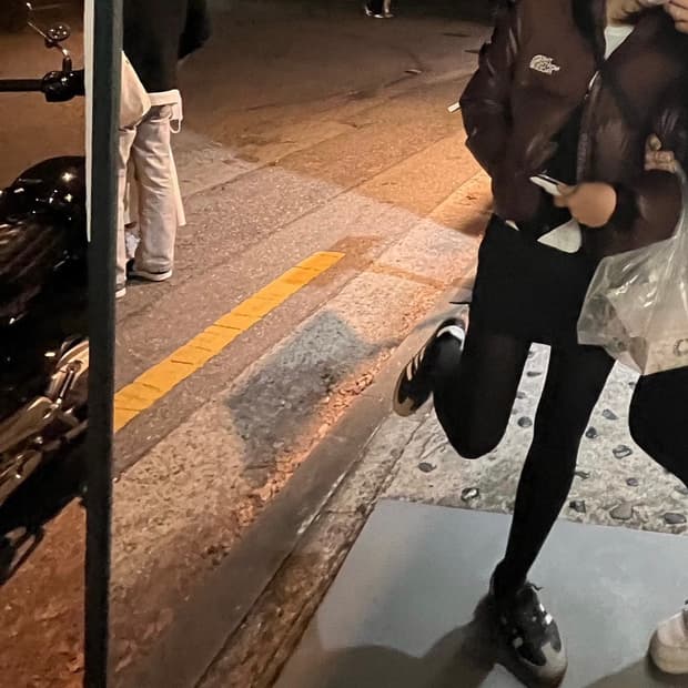 노스페이스 화이트 라벨 눕시 다운 코코아 브라운 