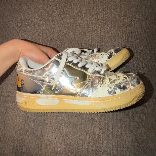 Bapesta X Nigo Silver&Gold OG 265mm