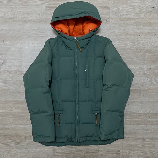 에어워크 아웃도어 후드 패딩 점퍼 [카키] M/95