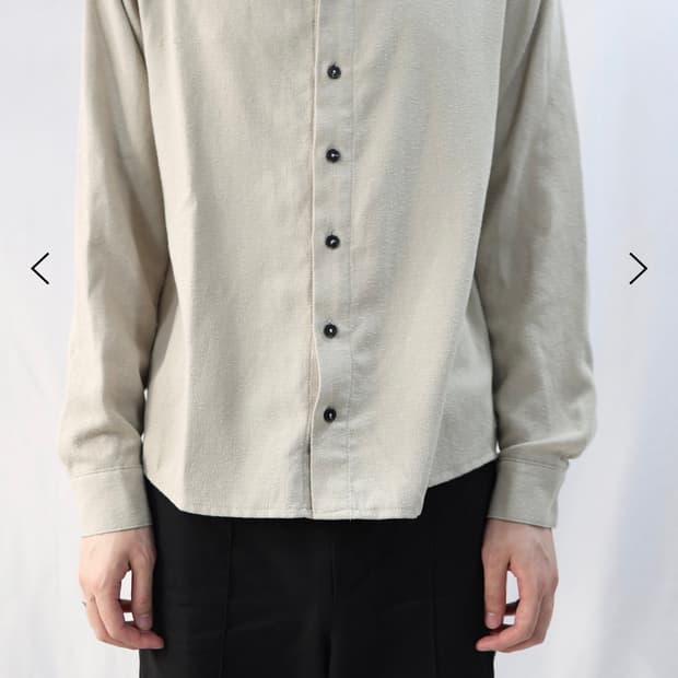 les tailored shirt (beige) 1사이즈