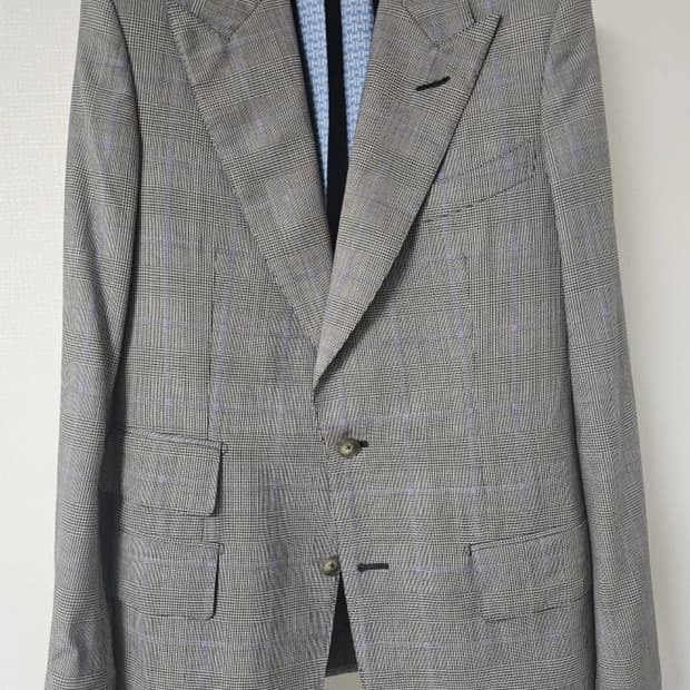 톰포드 체크 블레이저쟈켓(48r/100/에르메스타이포함)