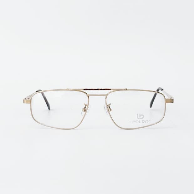 LEBLANC 골드 레오파드 브릿지 데드스탁 빈티지안경
