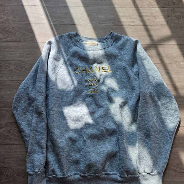 빈티지 샤넬 부틀렉 스웻셔츠