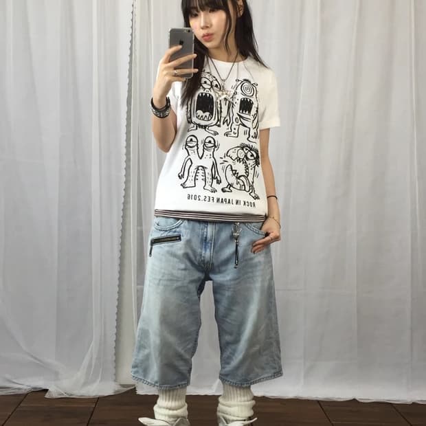 2016 Rock in Japan Fes Tee White