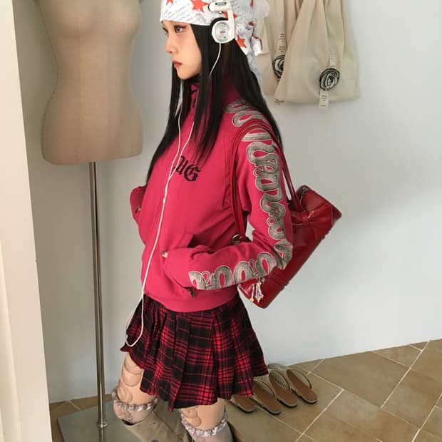 히스테릭글래머 스네이크 자켓