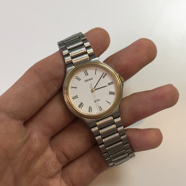 90s seiko spirit roman index combi