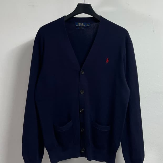 폴로 랄프로렌 코튼 브이넥 가디건 (on.96)