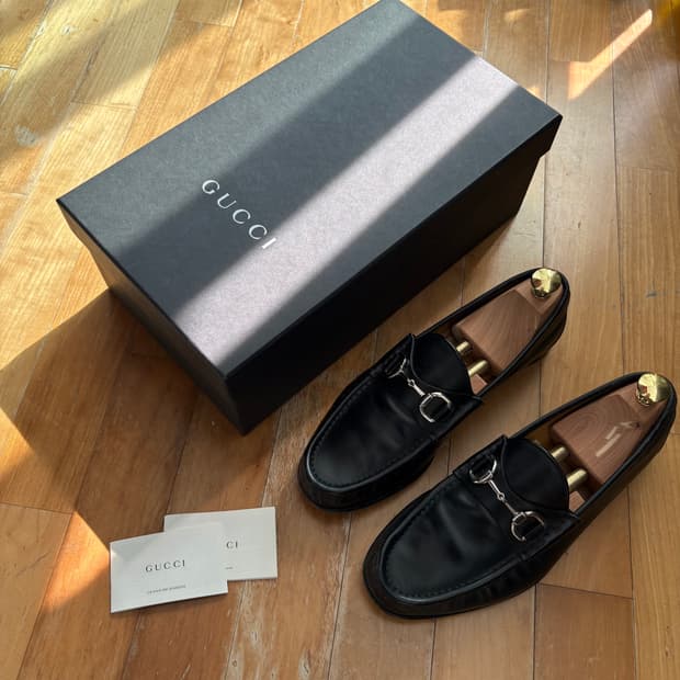 구찌 홀스빗 7.5 블랙 풀박스