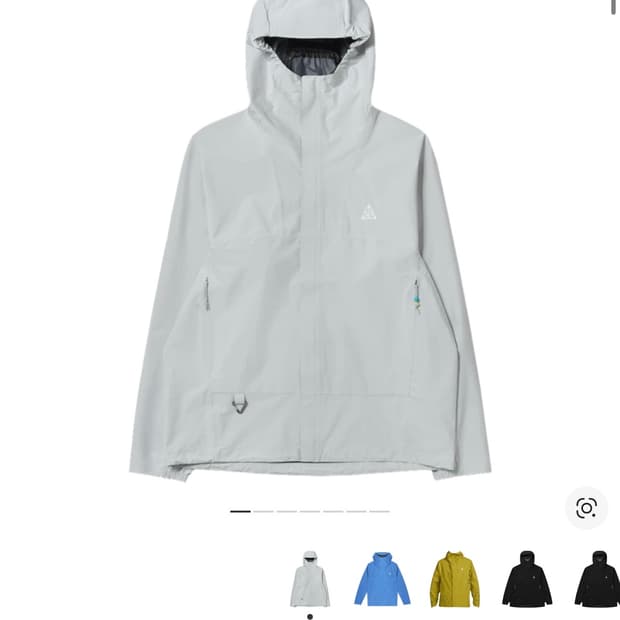 나이키 acg 스톰핏 adv 케스케이드 레인 바람막이 포톤더스트 L