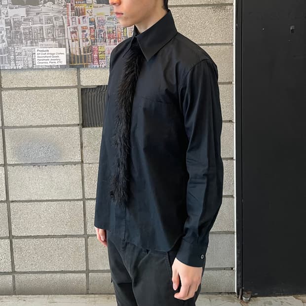 꼼데가르송 옴므플러스 퍼 타이 셔츠