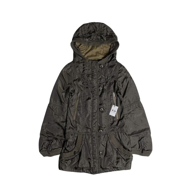 Jetlabel 나일론 립 포인트 후디 파카