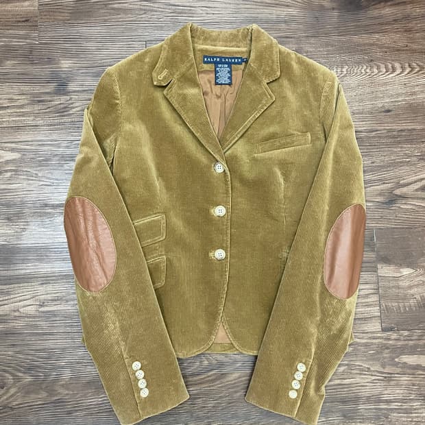 폴로 랄프로렌 코듀로이 엘보패치 자켓