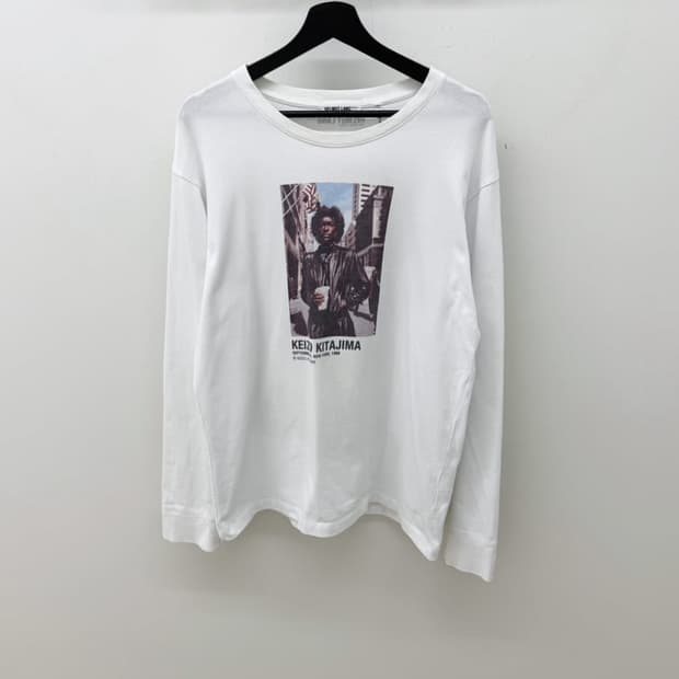 헬무트랭 (아티스트 시리즈) Keizo Kitajima 프린팅 롱슬리브