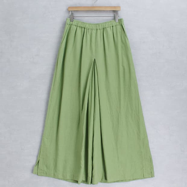 niko and linen blend wide pants _ S5371