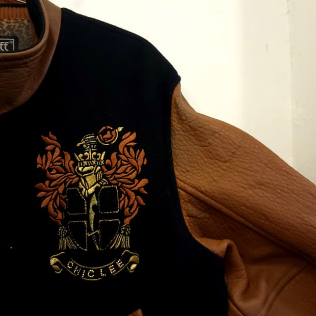 칙앤리 빈티지 레더 자켓