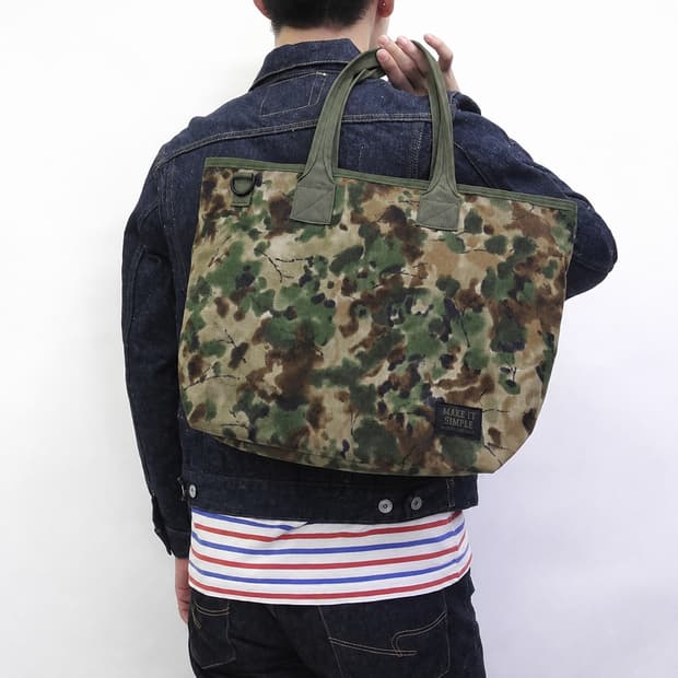 USA M.I.S 카모 토트백