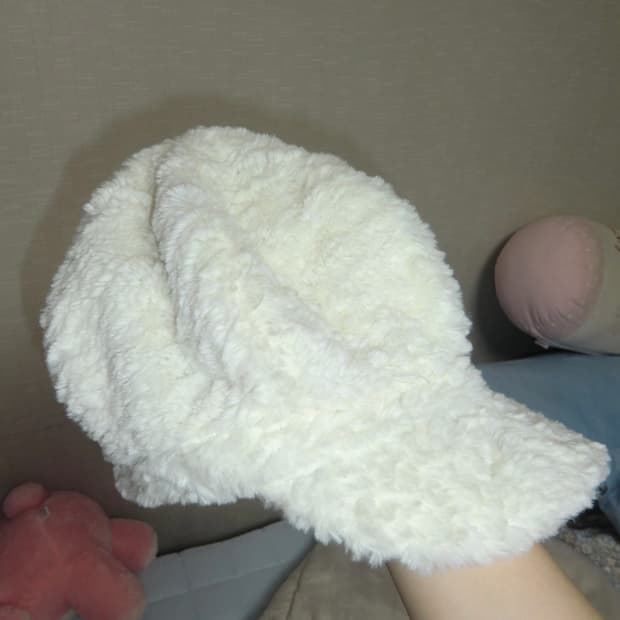 아이보리 헌팅캡 비니 모리걸 하구미 러블리 빈티지 히메갸루