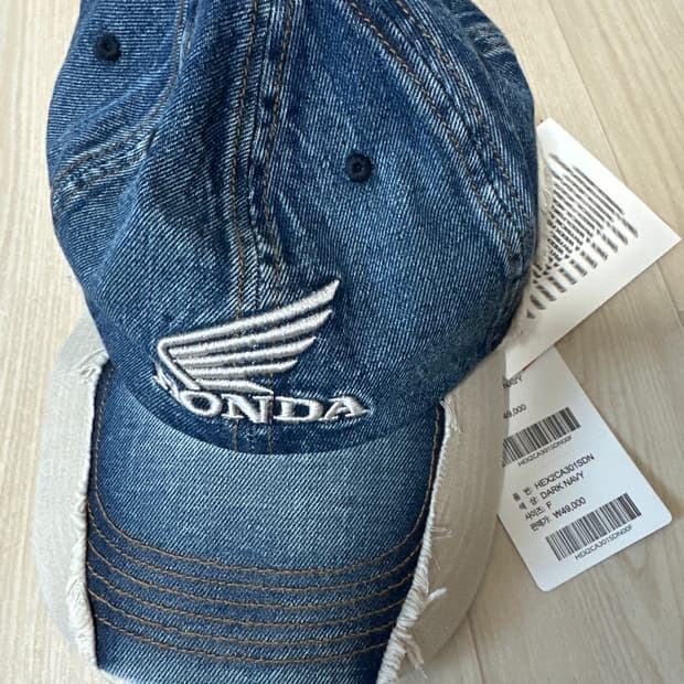 혼다 데님 캡 새상품