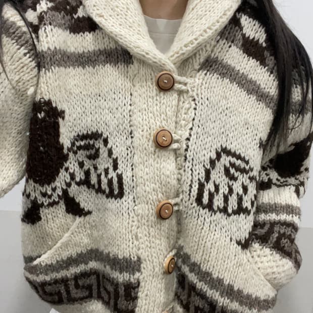 (빈티지)NATRAJ 숄카라 울 코위찬