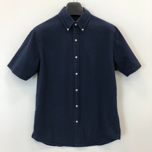 폴로 랄프로렌 [QR]백화점판 시어서커 반팔셔츠 M