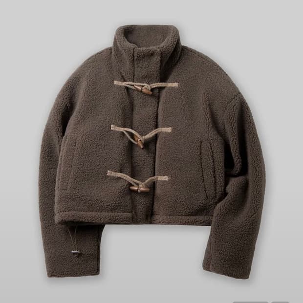 플레이스 스튜디오 더플 플리스 퀼팅 자켓 점퍼