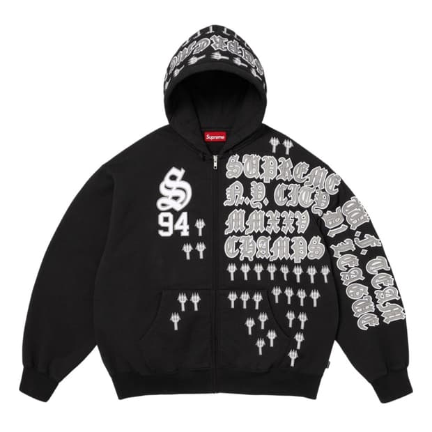 [구매] 슈프림 리그 챔스 후디 집업