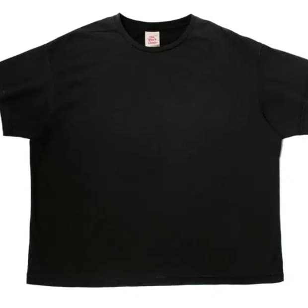 더뤡코즈 블랭크 티셔츠 블랙 1사이즈