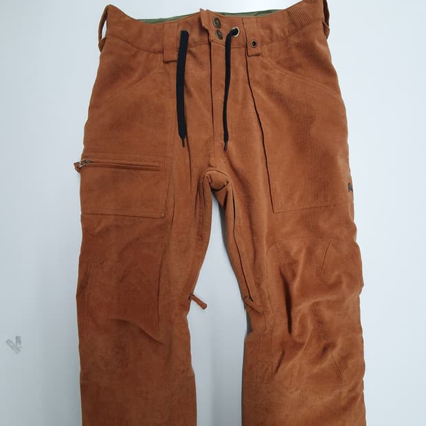 버튼 코듀로이 보드바지