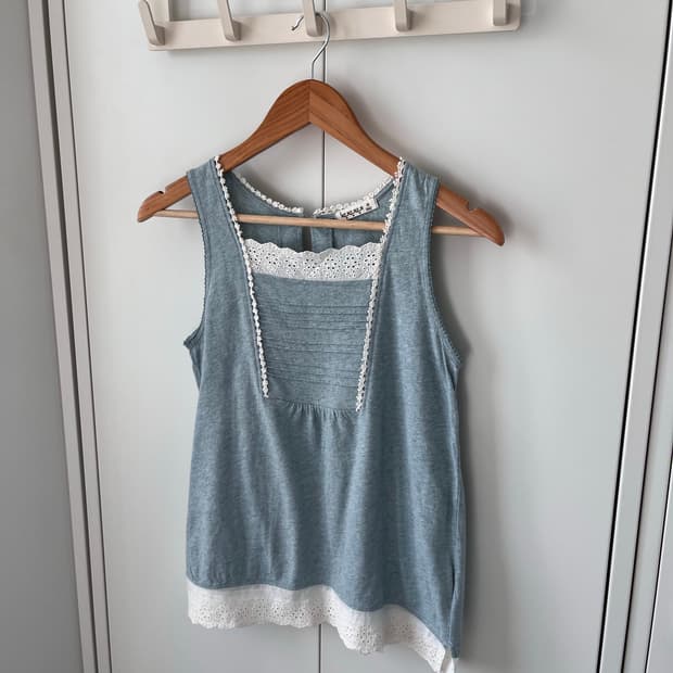 Sm2 사만사모스 레이스 하늘 슬리브리스