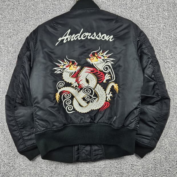 쇼트 X 앤더슨벨 드래곤자수 스카잔 봄버자켓 ( S ) / 9968