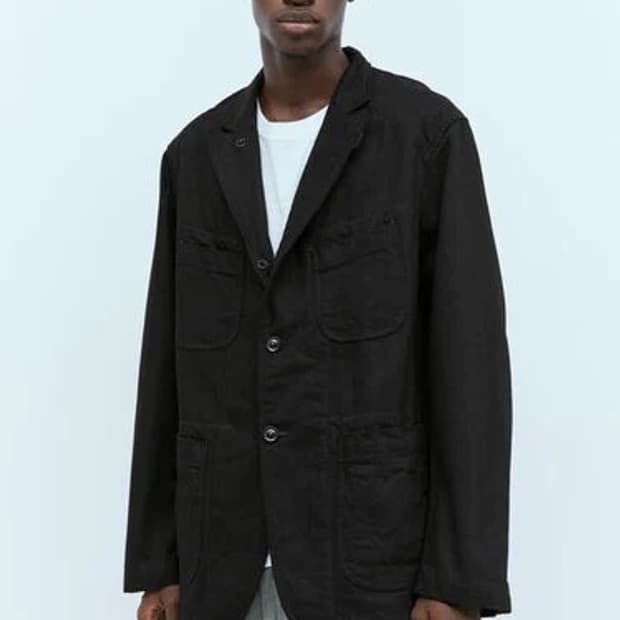 엔지니어드 가먼츠 bedford jacket 블랙 라지