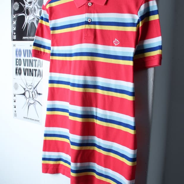 (XL-2XL) 파리게이츠 반팔 카라 티셔츠 골프 스트라이프-H30258