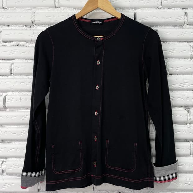 COMME des GARÇONS Tricot Check Cardigan