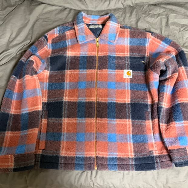 칼하트 WIP 카이런 애쉬핑크 셔츠자켓 L