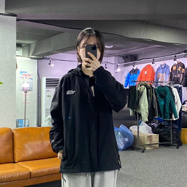 노스페이스 고어텍스 후드 투웨이 바람막이 B4324