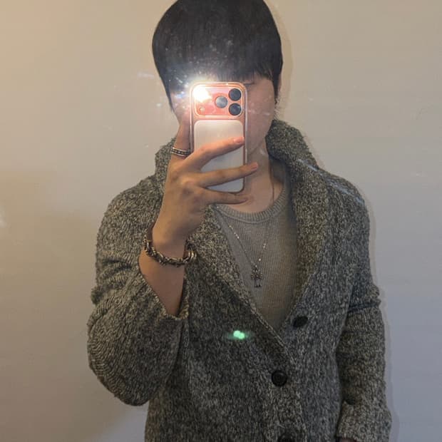 아베크롬비 y2k 숄카라 가디건