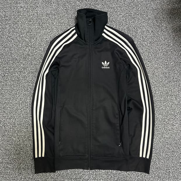 (95) 아디다스 삼선 유로파 져지 트랙탑 블랙