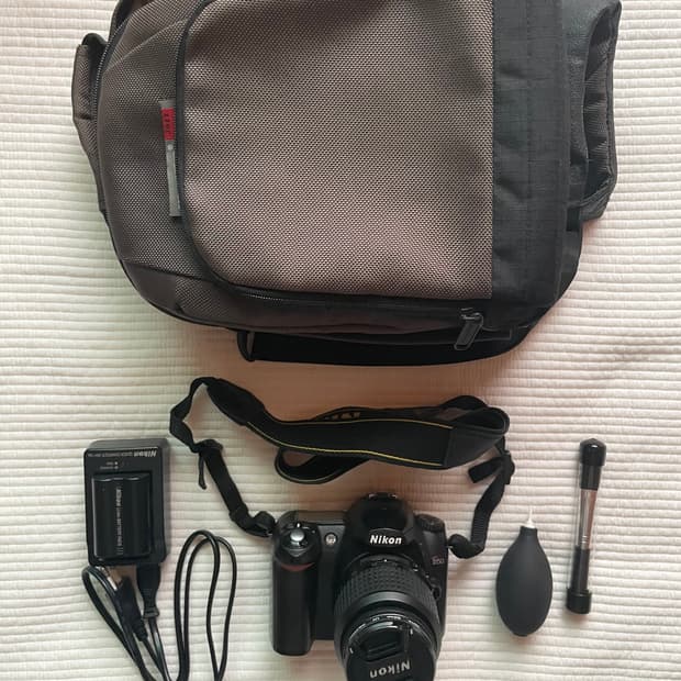 니콘 D50 카메라+렌즈+가방