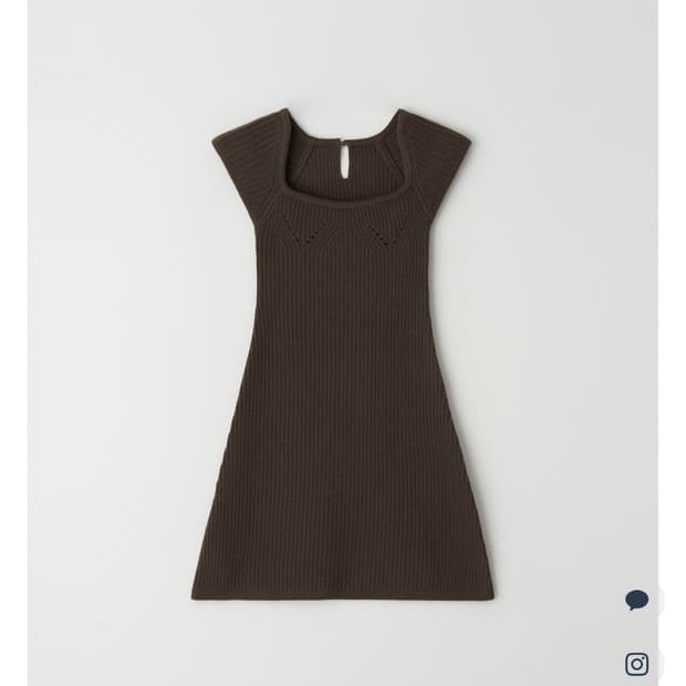 윤슬샵 lei 코코아 니트 원피스