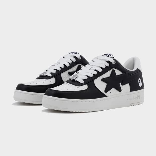 BAPE Bapesta 블랙/화이트 스니커즈 280사이즈 새상품