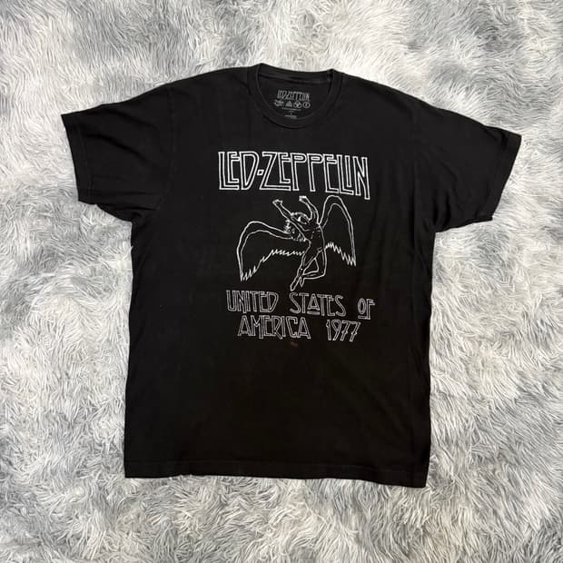 Led Zeppelin 레드제플린 1977 Tour 티셔츠