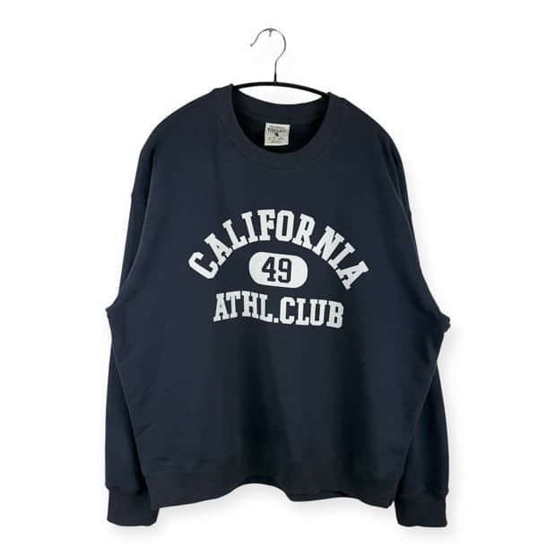 (M) 후아유 스펠아웃 맨투맨 다크네이비