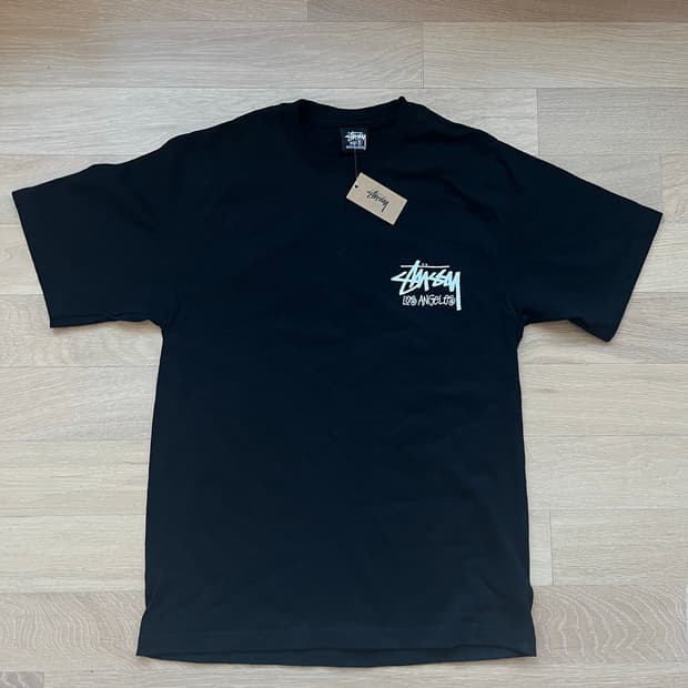 Stussy 스투시 로스앤젤레스 반팔티 블랙 S사이즈 (새상품)
