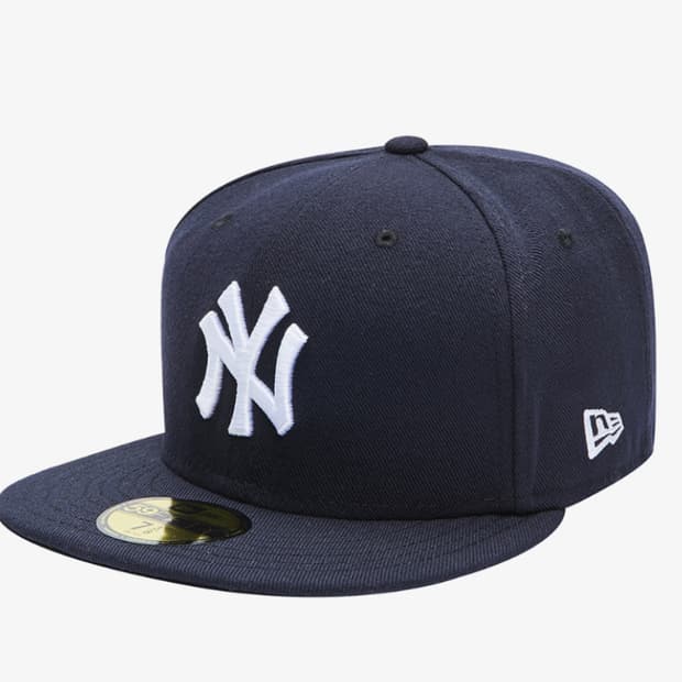 뉴에라 MLB 어센틱 뉴욕 양키스 피티드캡 게임 네이비